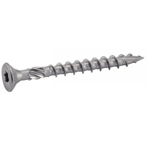 400 Vis à bois tendre 5x60 mm tête fraisée six lobes - Inox A4 - Résistantes et durables - ACTON