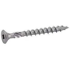 200 Vis pour bois tendre 4,5x45/24 mm tête fraisée six lobes - Inox A2 - Résistantes et durables - ACTON