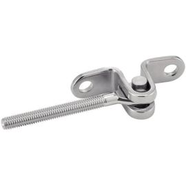 5 Embouts filetés muraux articulés 5 mm - Inox A4 - Résistants et durables - ACTON