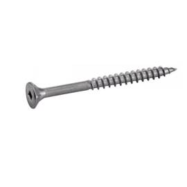 100 Vis pour Bois Aggloméré Tête Fraisée Carrée Striée Sous Tête 6 x 60/36 mm - Inox A2 - D-Work