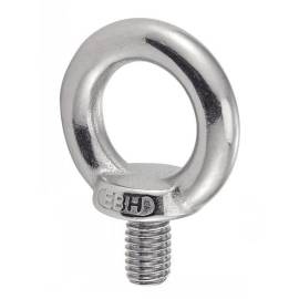 5 Vis à Anneau M20 mm - TYPE DIN 580 - UNI 2947 - Inox A4 - D-Work