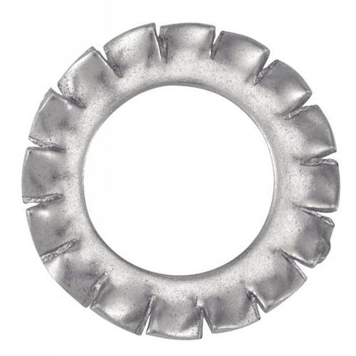200 Rondelles Eventail à Dentures Extérieures Az 3 mm - DIN 6798 A - NFE27-624 - UNI 8842 - Inox A4 - D-Work