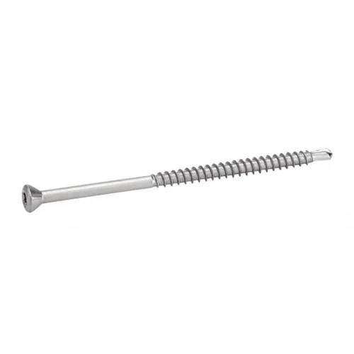 200 Vis de bardage tête fraisée six lobes 3,2x60/36 mm - Inox A2 - Fendue - ACTON