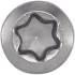 200 Vis de bardage tête fraisée six lobes 3,2x40/24 mm - Inox A2 - Fendue - ACTON
