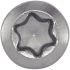 200 Vis de Bardage Platelage Tête Fraisée Six Lobes 3.2 x 50/30 mm - Inox A4 - D-Work