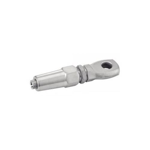 Embout à œil sertissage manuel 6 mm - Inox A4 - Résistant et durable - ACTON