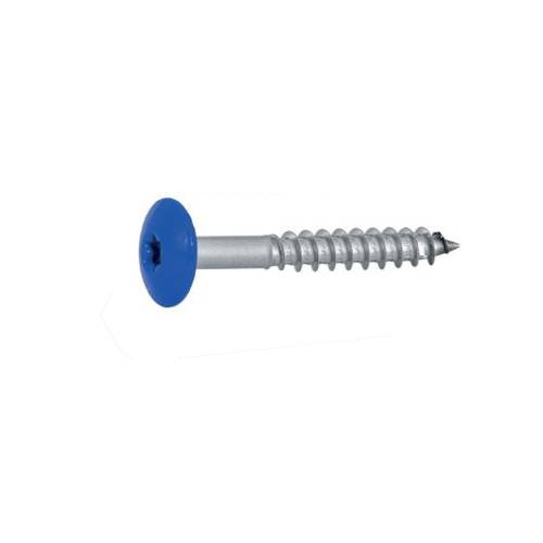 100 Vis de façade tête cylindrique extra large 4,8x38 mm - Inox A2 - Six lobes - ACTON