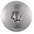 100 Vis de Façade Tête Cylindrique Extra Large Six Lobes 4.8 x 38 mm RAL 3002 Rouge - Inox A2 - D-Work