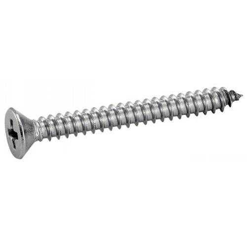 200 Vis à tôle tête fraisée Phillips 4,2x70 mm - Inox A2, norme DIN 7982 - Résistantes et durables - ACTON