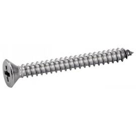 200 Vis à tôle tête fraisée Phillips 6,3x16 mm - Inox A2, norme DIN 7982 - Résistantes et durables - ACTON