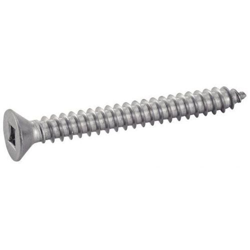 200 Vis à tôle tête fraisée carrée 3,9x19 mm - Inox A2, norme DIN 7982 - Résistantes et durables - ACTON