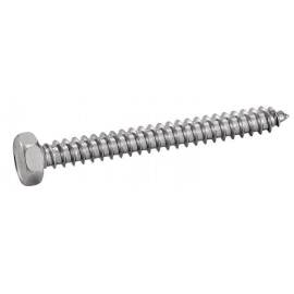 200 Vis à Tôle Tête Hexagonale Bout Pointu 4.8 x 38 mm - DIN 7976 - ISO 1479 - NFE25-662 - UNI 6949 - Inox A2 - D-Work