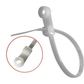 50 Liens nylon 6.6 blanc 7,9x400 mm - Résistants et pratiques - ACTON