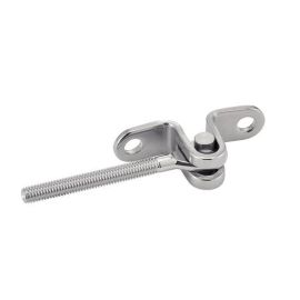 5 Embouts filetés muraux articulés 6 mm - Inox A4 - Pas à gauche - ACTON