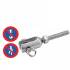 5 Embouts filetés à chape usinée 8 mm - Inox A4 - Pas à droite - ACTON