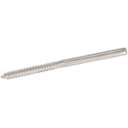 5 Embouts à sertir filetage bois 3 mm - Inox A4 - Résistants et durables - ACTON