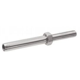 5 Embouts filetés à sertir pas à droite 6 mm - Inox A4 - Petit modèle - ACTON