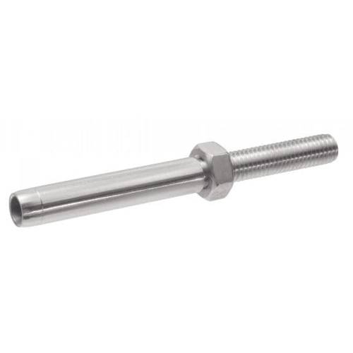 5 Embouts filetés à sertir 8 mm - Inox A4 - Pas à droite - ACTON