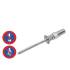 1 Terminaison Filetage Bois Sertissage Manuel 4 mm - Inox A4 - D-Work