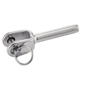 10 Embouts à chape soudée à sertir 4 mm - Inox A4 - Petit modèle - ACTON
