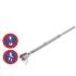 Ridoir à chapes fixes soudées 8 mm - Inox A4 - Petit modèle - ACTON