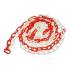 Chaîne d’Avertissement 5M - PVC Rouge/Blanc Signalisation - Beast