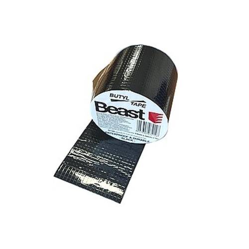 Ruban Butyle Étanche 0,8 mm x 100 mm x 5 m - Noir UV Résistant - Beast
