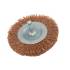 Brosse Rotative Plate 65 mm Acier Laiton Pivot 6 mm - Beast