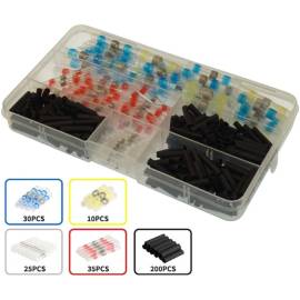 Connecteurs Rapides avec Étain 300 Pièces - 4 Tailles 4-6 mm 1,5-2,5 mm 0,4-1,0 mm 0,25-0,34 mm - Beast