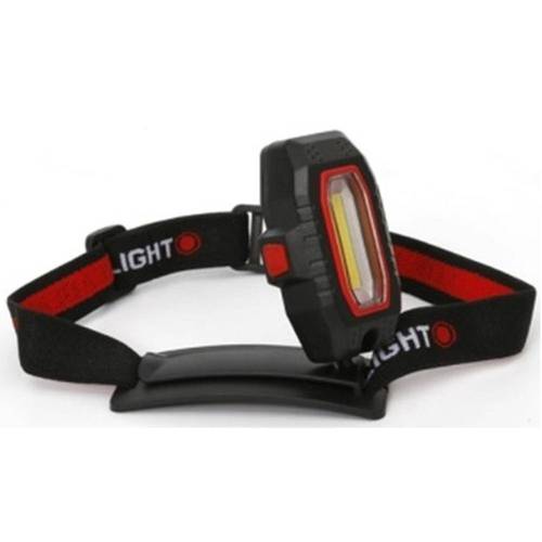 Lampe de Tête COB 3W + COB Red Light - 2xAAA - Éclairage Puissant et Pratique - Beast