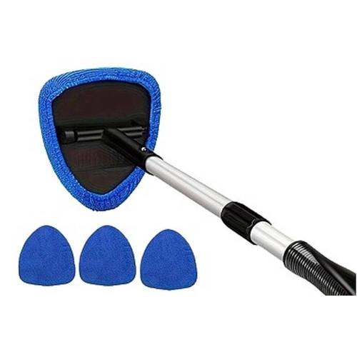 Brosse en Microfibre pour Désembuer les Vitres Télescopique + 3 Pads - Beast