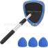 Brosse en Microfibre pour Désembuer les Vitres Télescopique + 3 Pads - Beast