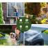 Spirale de Tuyau d’Arrosage 23-30M 1/2-3/4 Expandable 10 Fonctions - Lance Incluse - Or - Beast