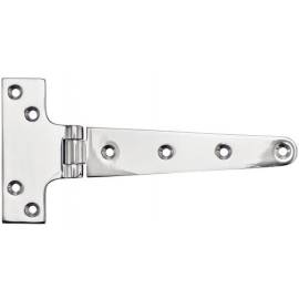 2 Charnières T Forgée Polie 152 mm - Inox A4 - D-Work