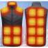 Gilet Chauffant Rechargeable Euro-Size M 170 Black - Confort Thermique Portable - Beast