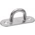 5 Pontets Sur Platine Oblong Emboutis et Soudés 9 mm - Inox A2 - D-Work