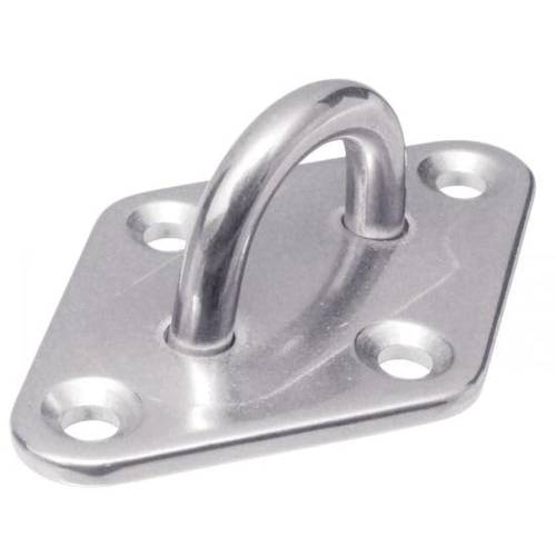 5 Pontets Sur Platine Diamant Emboutis et Soudés 5 mm - Inox A2 - D-Work