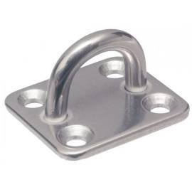 5 Pontets Sur Platine Rectangulaire Emboutis et Soudés 8 mm - Inox A2 - D-Work