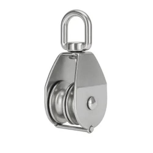 Poulie double 50 mm - Inox A2 - Résistante et durable - ACTON 