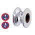 Poulie double 50 mm - Inox A2 - Résistante et durable - ACTON 