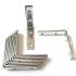 4 Equerres de Fixation L. 61 mm - Inox A2 - D-Work