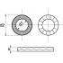 100 Rondelles autobloquantes Ø16 mm - Inox A4 - Assemblées - ACTON 