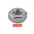 100 Ecrous Hexagonaux M12 mm - DIN 934 - Inox A4 - D-Work