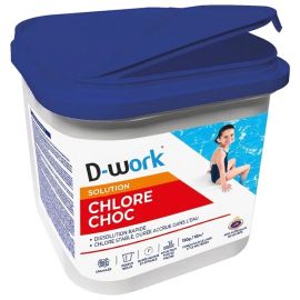 Chlore Choc Astral 1 kg 20G - Low Boric 0,3% - Traitement Rapide et Efficace Piscine - ASTRALPOOL