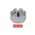 10 Écrous hexagonaux à créneaux M27 - Inox A4, norme DIN 935 - ACTON 