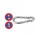 1 Mousqueton 11 mm - Inox A4 - D-Work