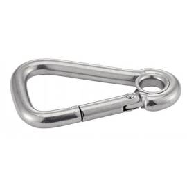 5 Mousquetons à œil asymétrique 11 mm - Inox A4 - Résistants et durables - ACTON 