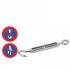 1 Tendeur Oeil-Crochet 12 mm - Inox A4 - D-Work