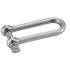 Manille droite longue 12 mm - Inox A4 - Forgée résistante - ACTON 