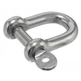 Manille droite forgée 12 mm - Inox A4 - Axe imperdable - ACTON 